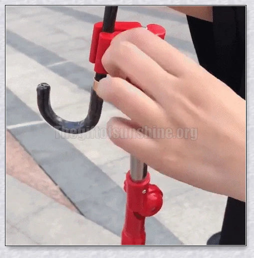 Adjustable Any Angle Umbrella Holder for Bike, Wheelchair, Stroller, and Chair - Keeps Hands Free in Any Weather