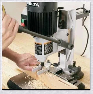 Premium high-speed steel square hole mortiser drill bit for precision woodworking, construction, and renovation tasks