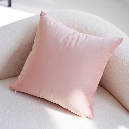 A cream-colored, plush cushion with a cute girl design, perfect for use as a headboard, pillow, or accent piece in a modern, stylish bedroom or living room.