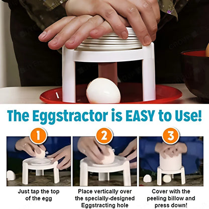 Creative Egg Peeler - a handy tool for quickly and effortlessly peeling boiled eggs for parties, picnics, and other gatherings