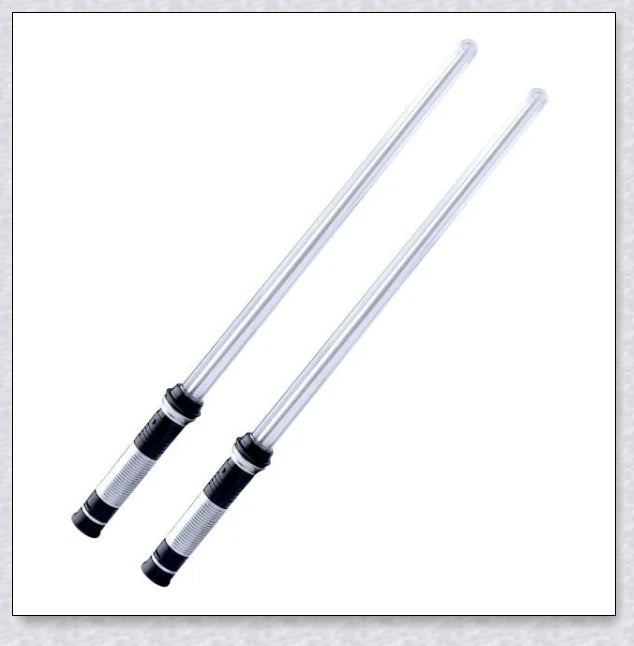 Lightsaber Toys for Children - Premium 2-in-1 LED Light-Up Swords with Realistic Battle Sound Effects