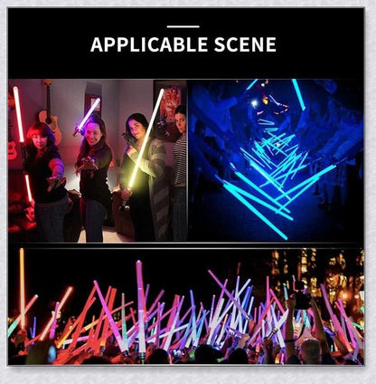 Lightsaber Toys for Children - Premium 2-in-1 LED Light-Up Swords with Realistic Battle Sound Effects