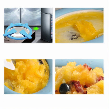 Plug-In Fried Ice Tray - DIY Fried Ice Cream Maker with Pink Color
