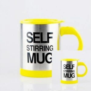 Automatic Lazy Self Stirring Magnetic Mug made of 304 stainless steel for convenient coffee and milk mixing
