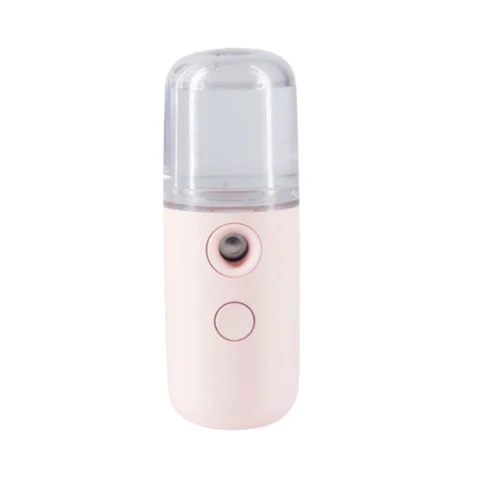 Nano Anti-Aging and Hydrating Facial Sprayer - Compact, Rechargeable Skin Care Device with Sanitizing Capabilities
