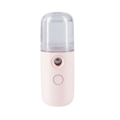 Nano Anti-Aging and Hydrating Facial Sprayer - Compact, Rechargeable Skin Care Device with Sanitizing Capabilities