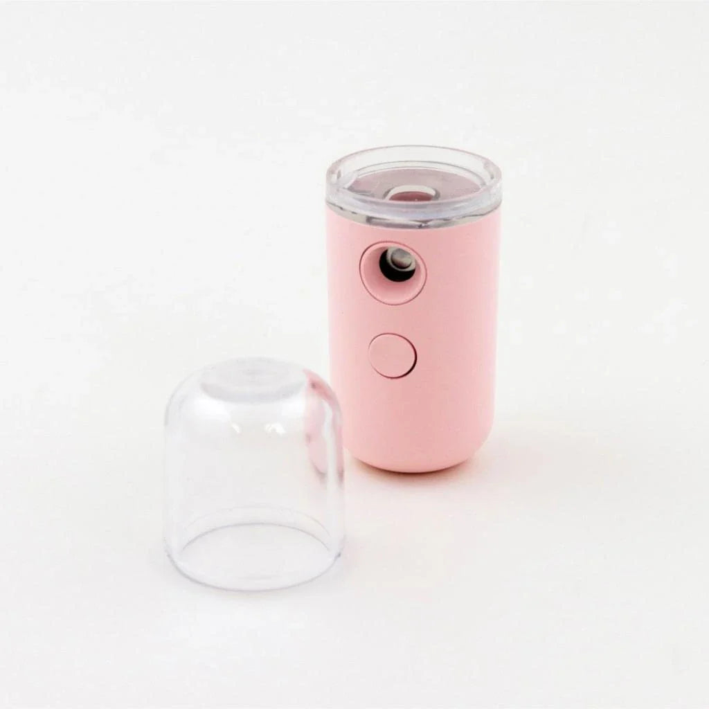 Nano Anti-Aging and Hydrating Facial Sprayer - Compact, Rechargeable Skin Care Device with Sanitizing Capabilities
