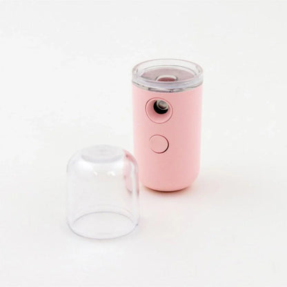 Nano Anti-Aging and Hydrating Facial Sprayer - Compact, Rechargeable Skin Care Device with Sanitizing Capabilities