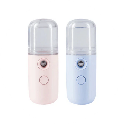Nano Anti-Aging and Hydrating Facial Sprayer - Compact, Rechargeable Skin Care Device with Sanitizing Capabilities
