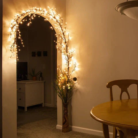 Enchanted Willow LED Vine Light - Nature-Inspired Lighting Accessory for Cozy Ambiance