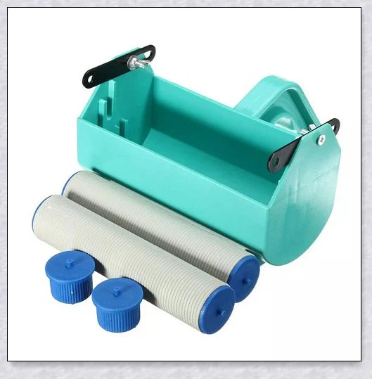 Rubber Roller Brush Tool Set for creating 3D pattern wallpaper designs on walls, furniture, and more