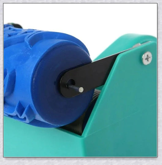 Rubber Roller Brush Tool Set for creating 3D pattern wallpaper designs on walls, furniture, and more