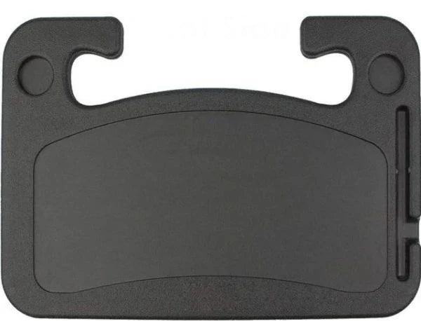 Car Travel Eating Table Laptop Desk for Tesla Model 3, X, S, Y - Secure steering wheel mount, integrated cup holder, durable ABS construction