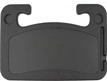 Car Travel Eating Table Laptop Desk for Tesla Model 3, X, S, Y - Secure steering wheel mount, integrated cup holder, durable ABS construction