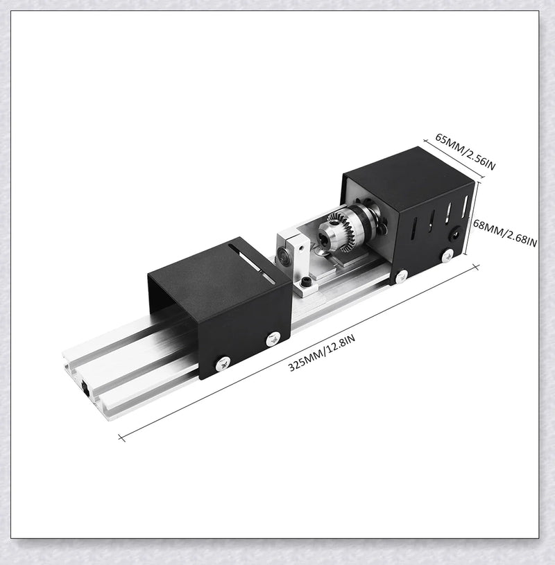Hhomeenjoy Mini Woodworking Lathe - Compact, Powerful Crafting Essential