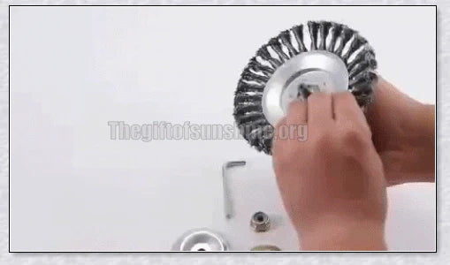 IDELBUY Electric Grass Trimmer with carbon steel wire blade for efficient weed and lawn trimming