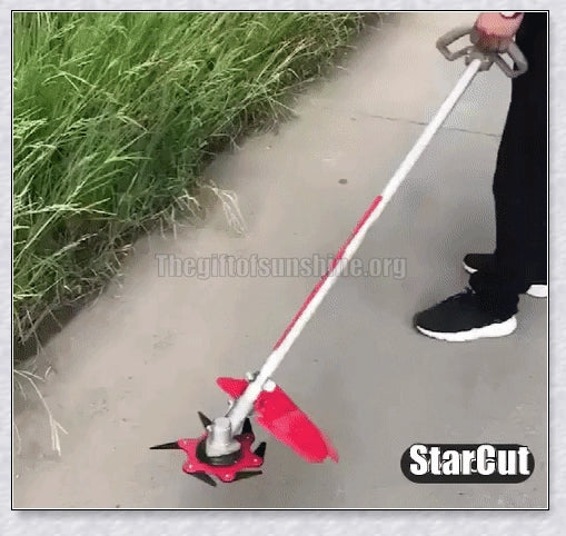 IDELBUY Electric Grass Trimmer with carbon steel wire blade for efficient weed and lawn trimming