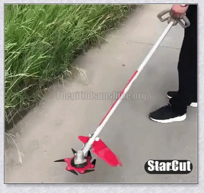 IDELBUY Electric Grass Trimmer with carbon steel wire blade for efficient weed and lawn trimming