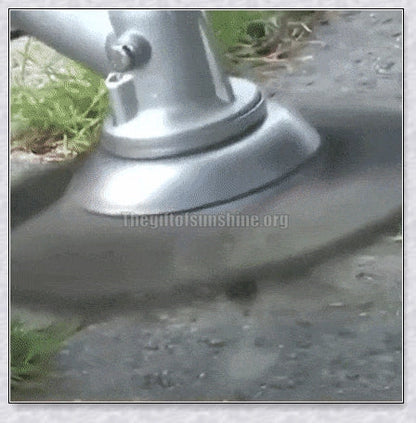 IDELBUY Electric Grass Trimmer with carbon steel wire blade for efficient weed and lawn trimming