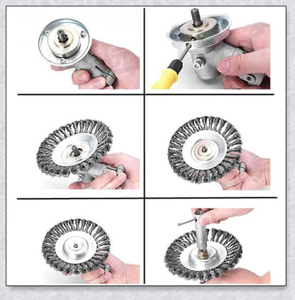 IDELBUY Electric Grass Trimmer with carbon steel wire blade for efficient weed and lawn trimming