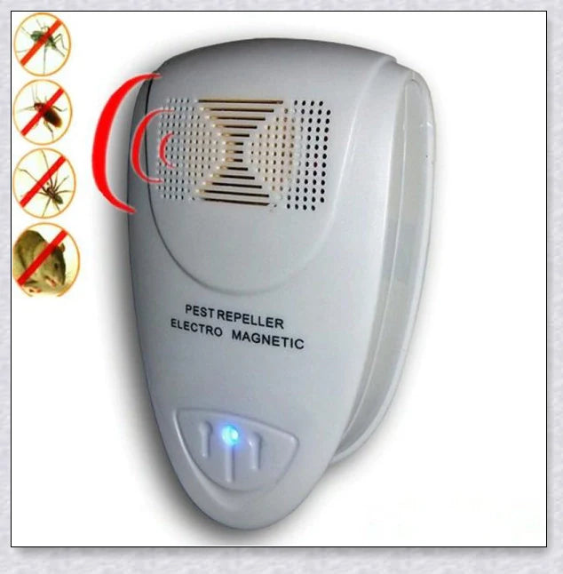 Ultrasonic Bat Repellent - Innovative pest control device that uses silent, eco-friendly soundwaves to eliminate mice, mosquitoes, and other household pests