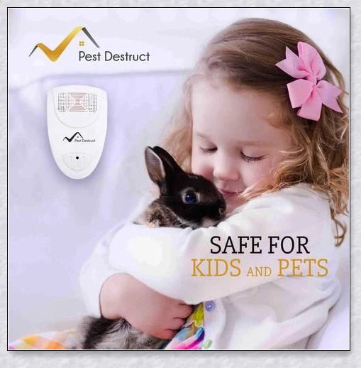 Ultrasonic Bat Repellent - Innovative pest control device that uses silent, eco-friendly soundwaves to eliminate mice, mosquitoes, and other household pests