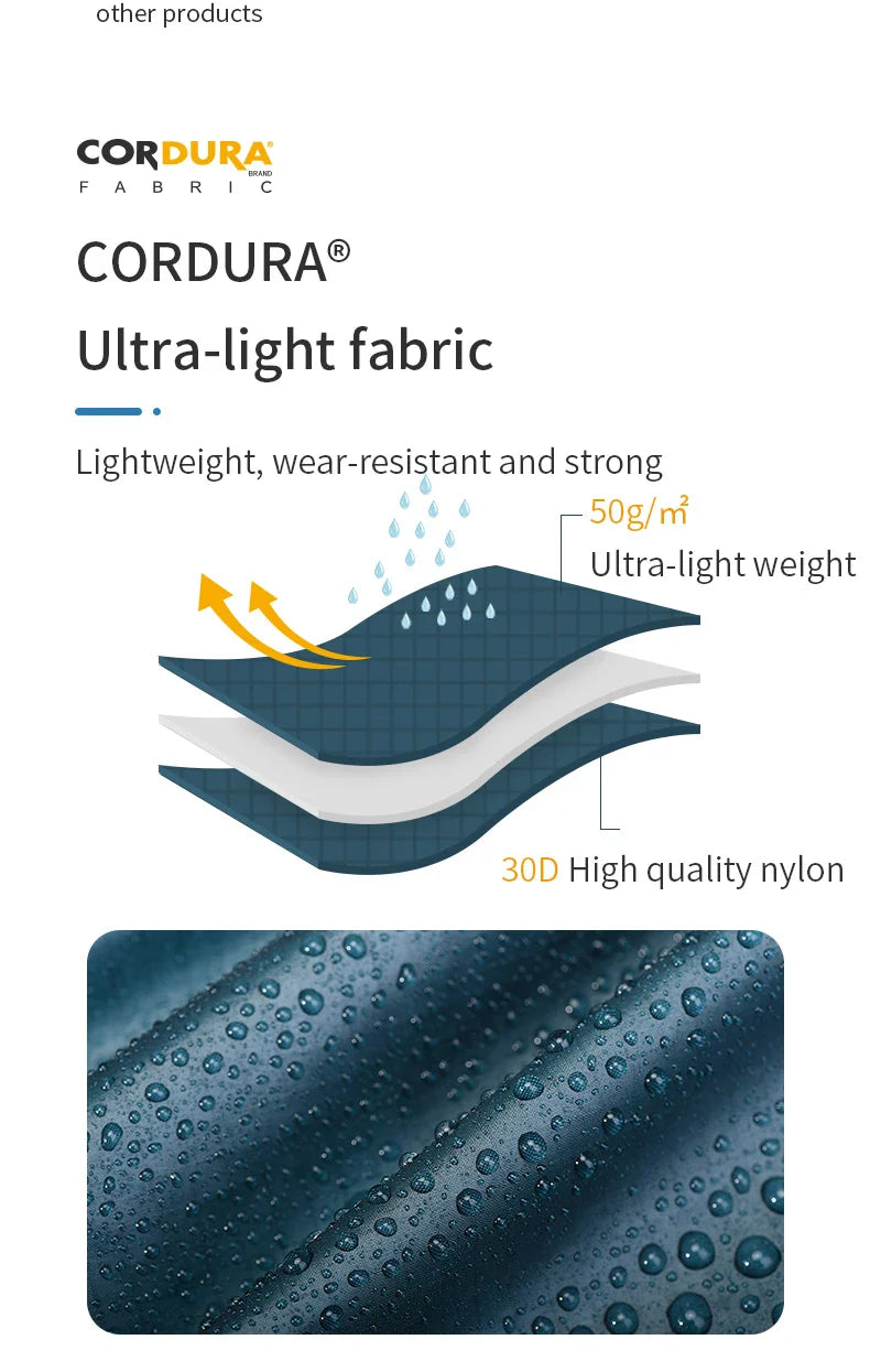 Multifunctional storage bag made of durable nylon with anti-splash technology, ideal for organizing daily essentials and active lifestyles