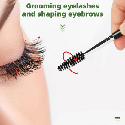 Professional Eyebrow Trimmer Set with Stainless Steel Blades and Full-Size Tweezers for Precise Grooming