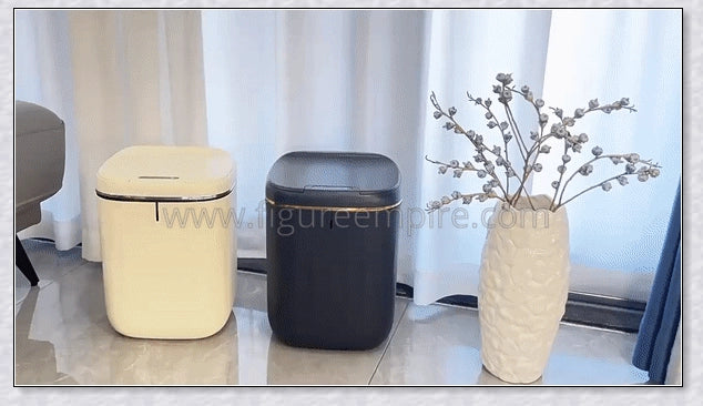 Smart Trash Can with Automatic Lid, Waterproof, UV Sterilization, and Deodorization Features for Bedroom and Living Room