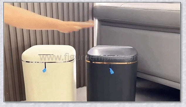 Smart Trash Can with Automatic Lid, Waterproof, UV Sterilization, and Deodorization Features for Bedroom and Living Room