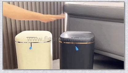 Smart Trash Can with Automatic Lid, Waterproof, UV Sterilization, and Deodorization Features for Bedroom and Living Room