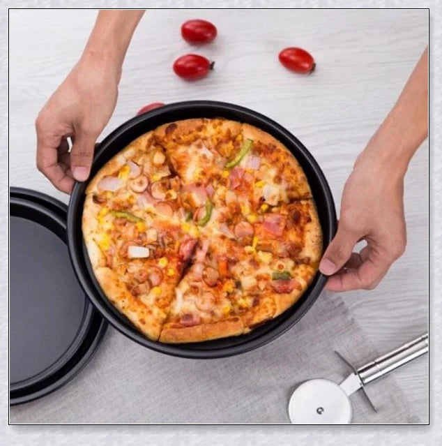 Non-Stick Microwave Crisper Pan for reheating pizza, fries, and other leftovers without losing crispness or flavor