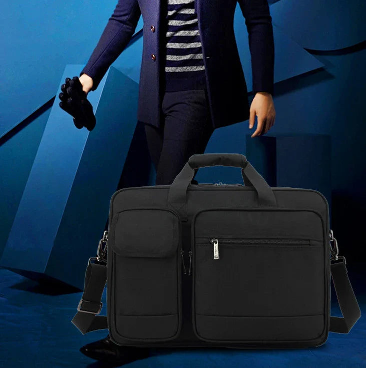 Trendha Handheld Tablet Computer Bag in Purple, made of waterproof and wear-resistant nylon material