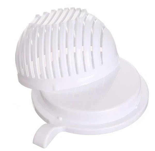 60 Second Salad Cutter Bowl - Quickly chop, slice, and dice ingredients for fresh, healthy salads in just 60 seconds