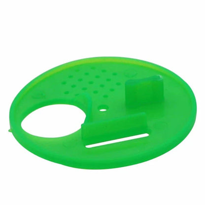 Beehive Rotatable Vent Door Set in green and yellow colors, featuring a unique rotatable design for adjustable airflow and temperature control in your apiary