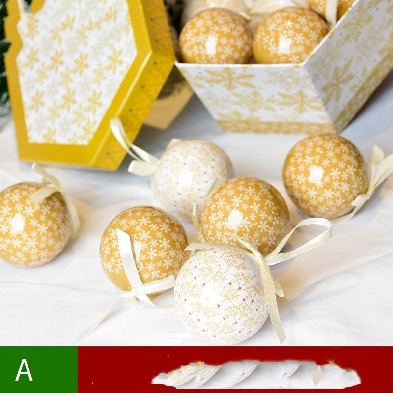 Premium Christmas gift box with a festive tree-shaped decoration, available in a variety of vibrant color options