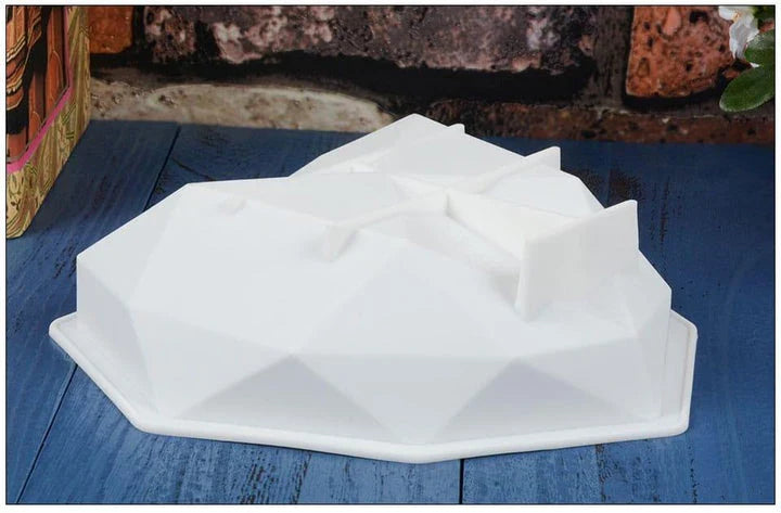 Premium 3D heart-shaped silicone molds for baking cakes, cookies, candies, and more