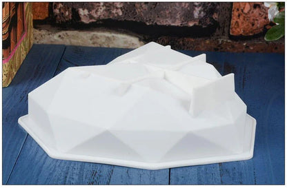 Premium 3D heart-shaped silicone molds for baking cakes, cookies, candies, and more
