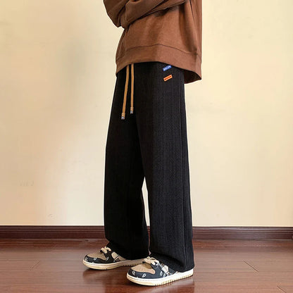 Cozy, plush pants in various colors - including velvet options - designed for warmth and comfort during the winter months