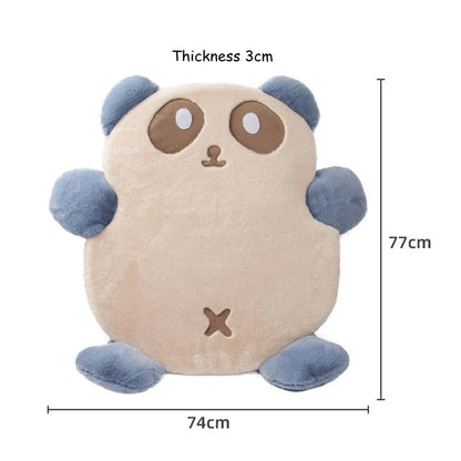 Cozy and stylish panda-themed pet bed with soft, non-slip, and machine-washable features