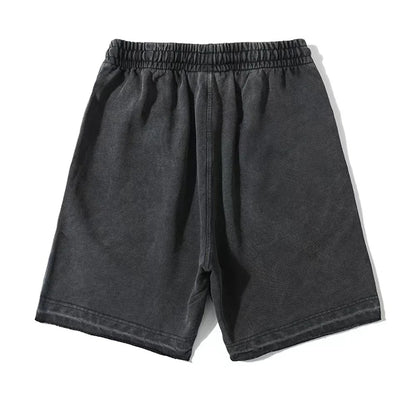 Premium cotton casual shorts for men in a relaxed, retro-inspired style
