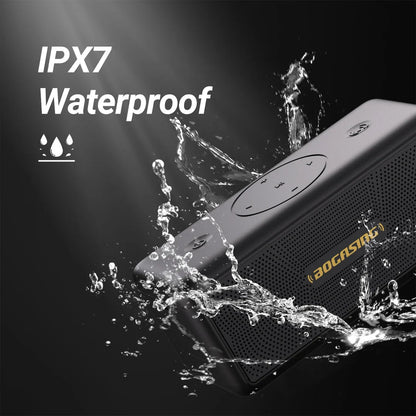 40W High-Power Portable Bluetooth Speaker with Deep Bass, Waterproof Design, and Long-Lasting Battery
