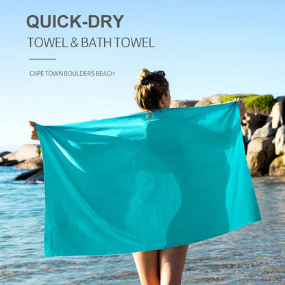 Naturehike Quick Dry Towel - Lightweight, compact, and quick-drying microfiber towel for outdoor activities like hiking, swimming, and beach trips.