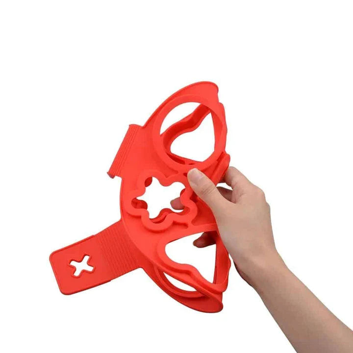 Silicone Creative Shape Pancake Maker in various colors allowing you to craft fun, customizable pancakes for breakfast