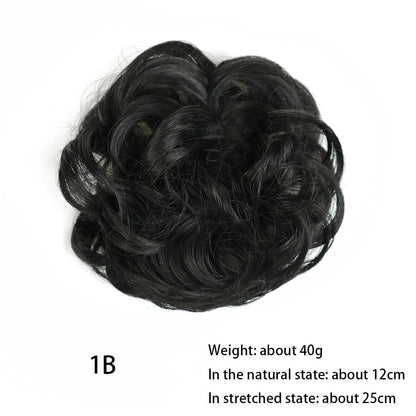Messy Chignon Donut Hair Bun Pad - Effortless Elegance Hair Accessory for Stylish Buns