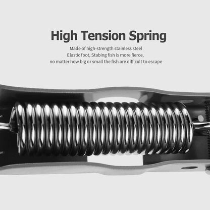 Automatic Sea Fishing Rod Holder with Stainless Steel Construction and Universal Turret Design