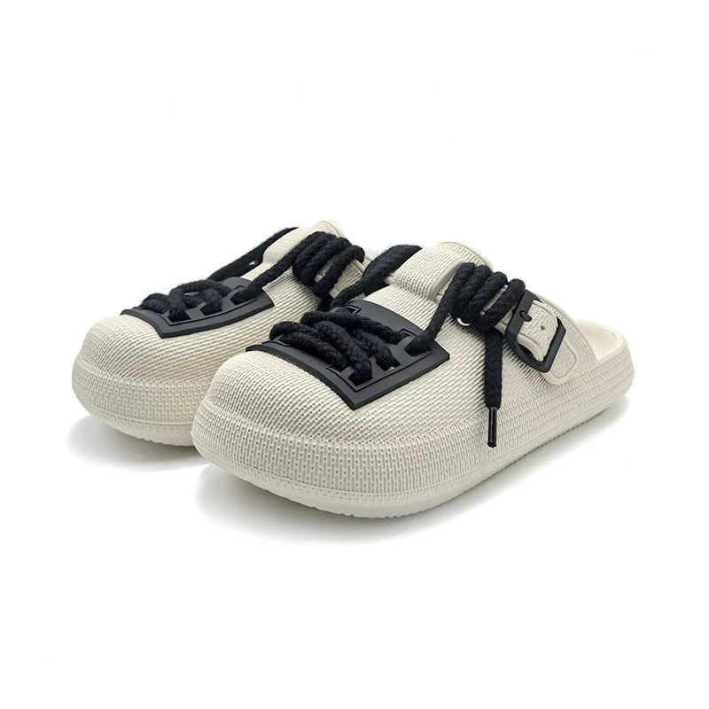 Men's summer beach outdoor non-slip slippers in various colors with cushioned EVA soles and non-slip rubber outsoles