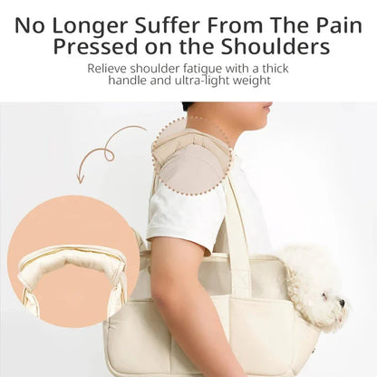 Breathable pet travel backpack for small dogs, designed for comfortable and hands-free outdoor adventures