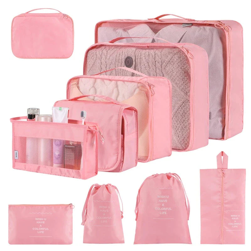 Stylish and practical home storage bags in various solid colors, designed to neatly organize your closets, shelves, and living spaces.