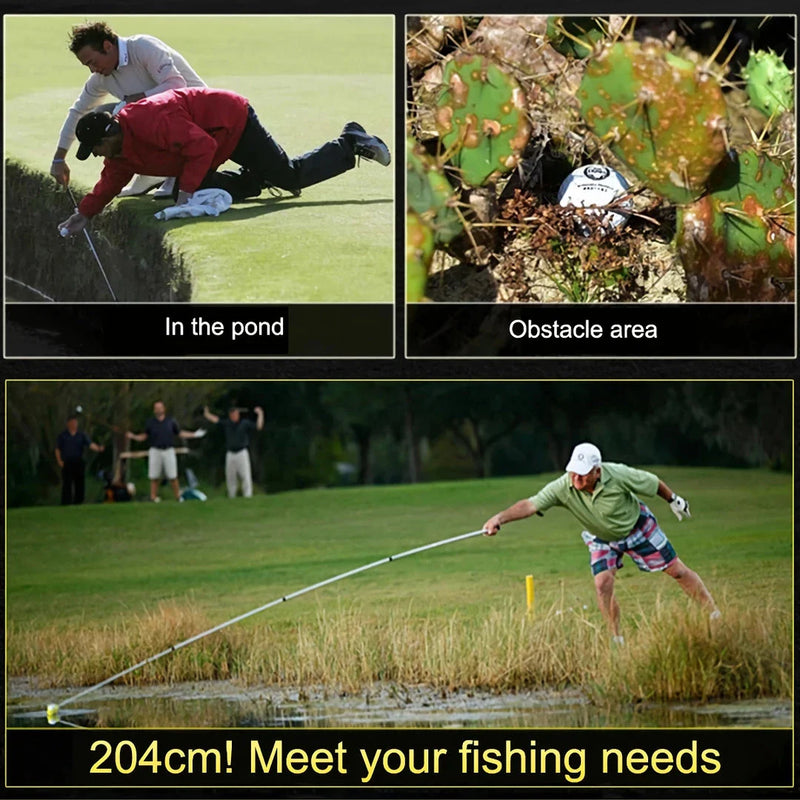 Hhomeenjoy US Premium Golf Ball Retriever with Telescopic Scoop